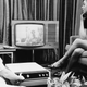 1970: “The new EVR system which allows the recording of television programmes which can then be watched at the owner’s discretion.The new Teleplayer has been produced in partnership with Rank Bush Murphy Ltd and EVR and has enormous potential.” Via Getty Images.